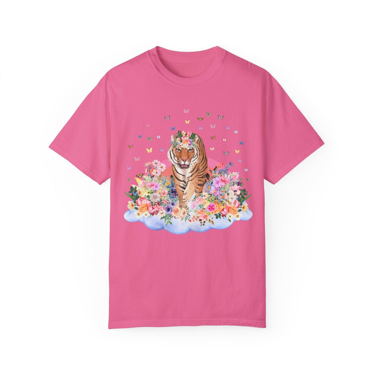 Tiger Walking on Cloud Tee