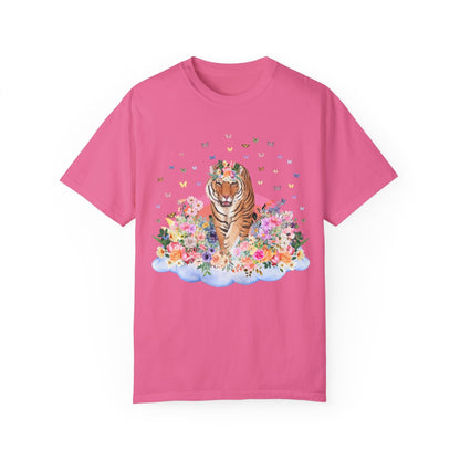Tiger Walking on Cloud Tee