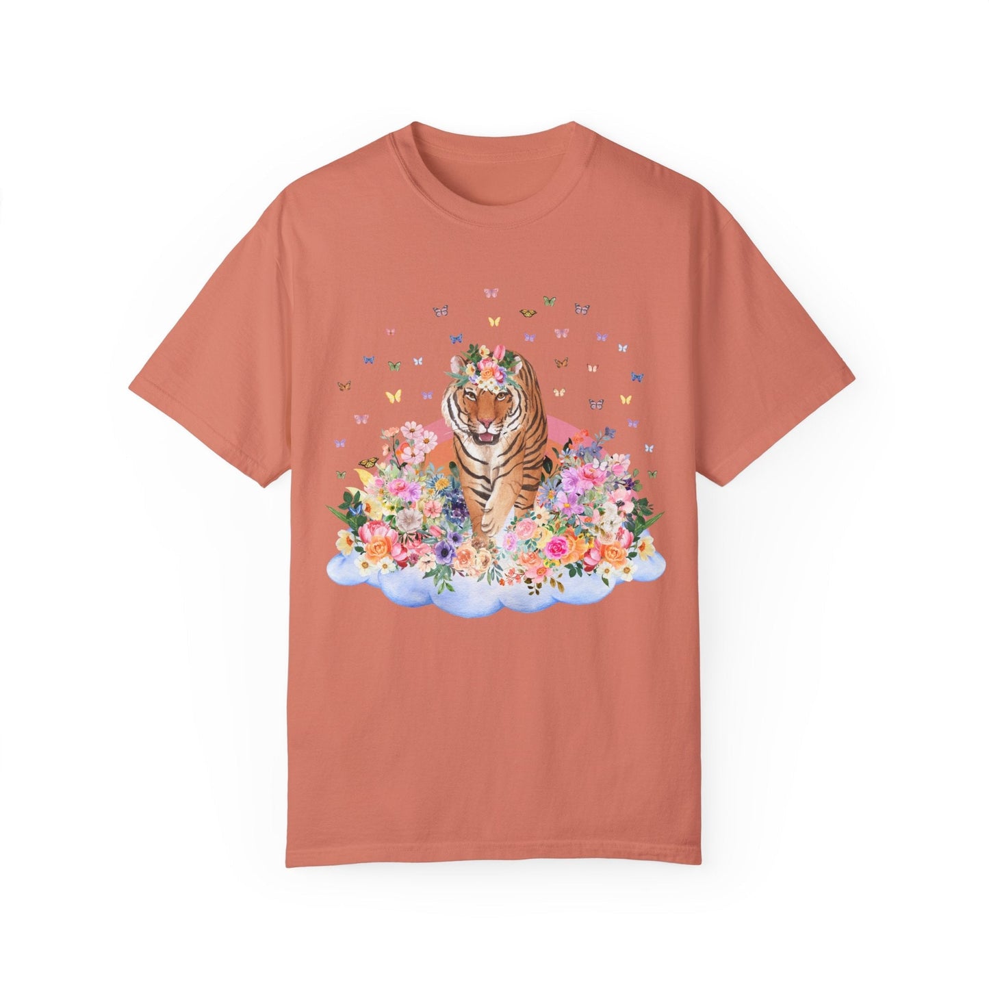Tiger Walking on Cloud Tee