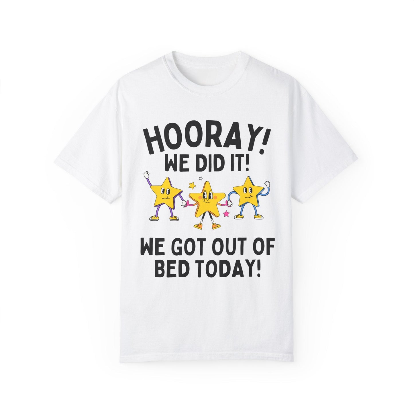 Funny Tired Mama Tee with Stars