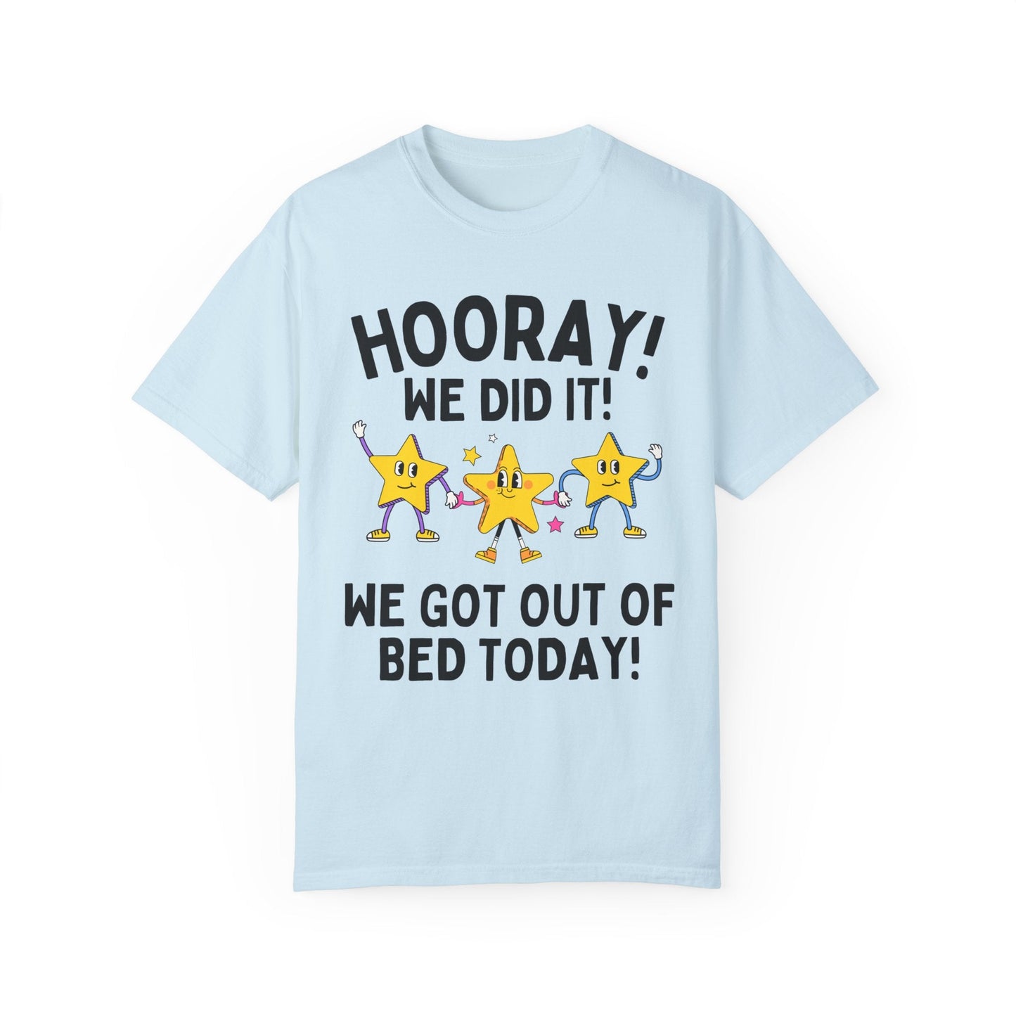 Funny Tired Mama Tee with Stars