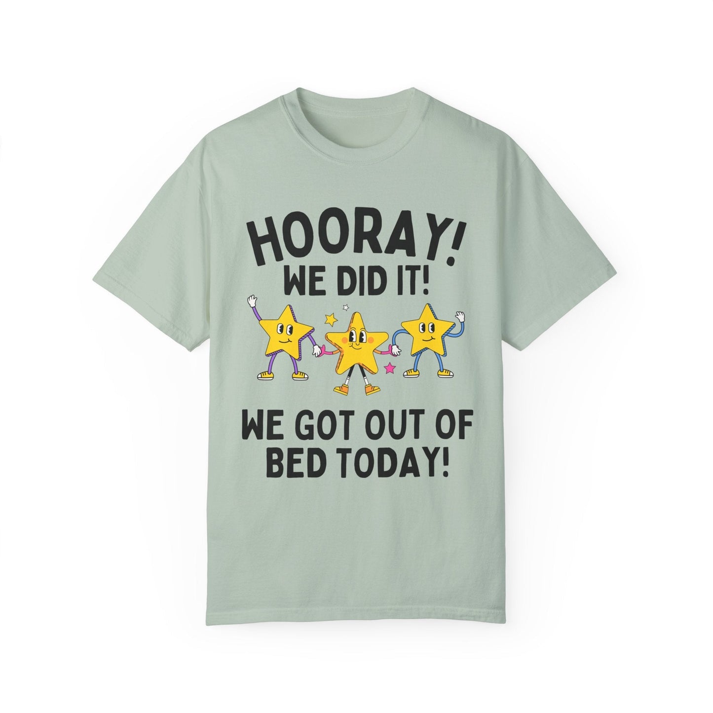 Funny Tired Mama Tee with Stars