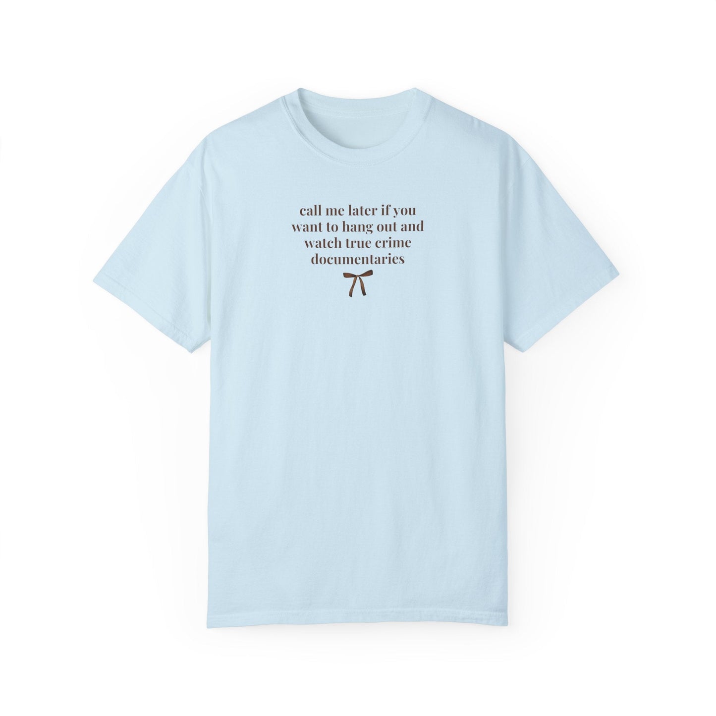Funny True Crime History Tee Shirt