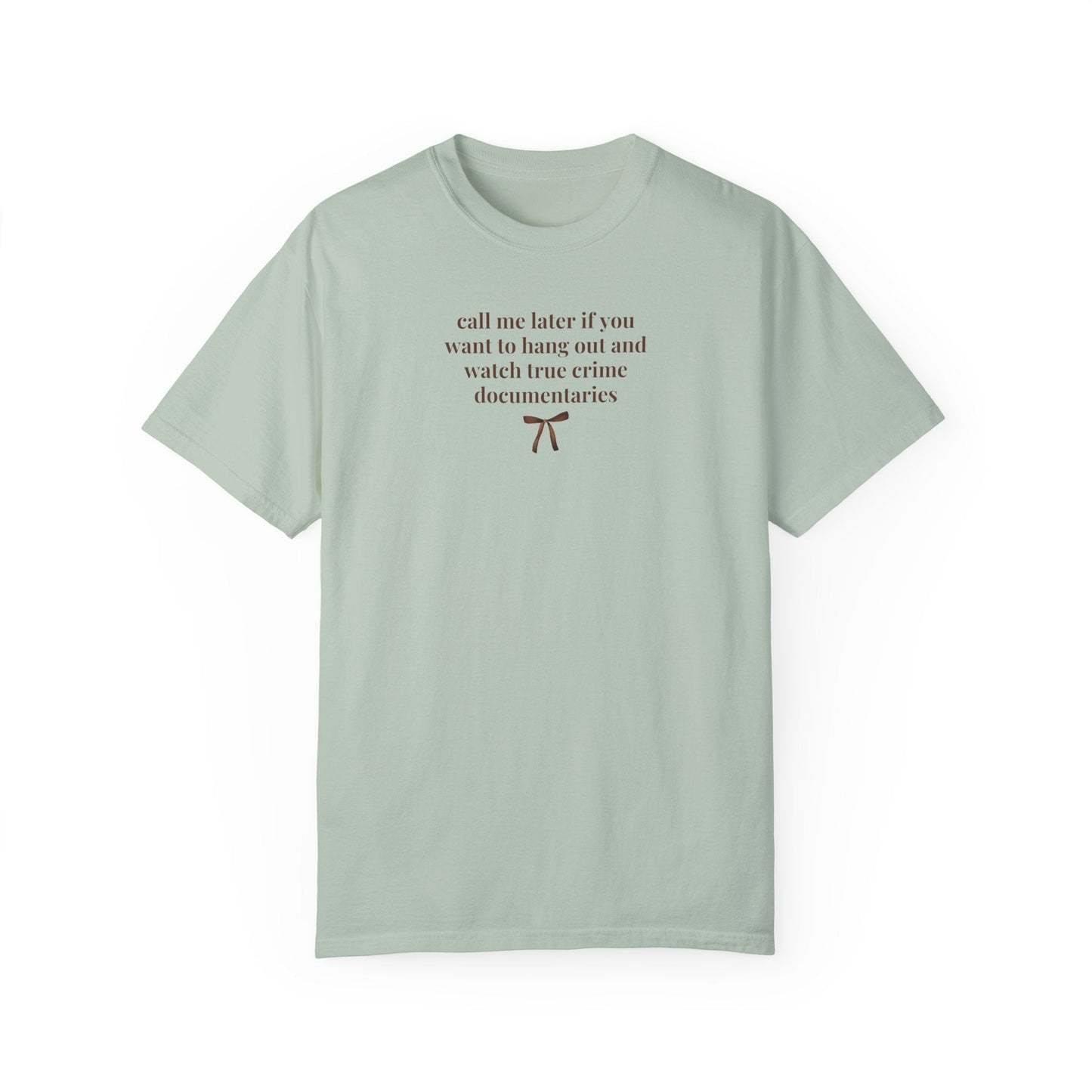 Funny True Crime History Tee Shirt