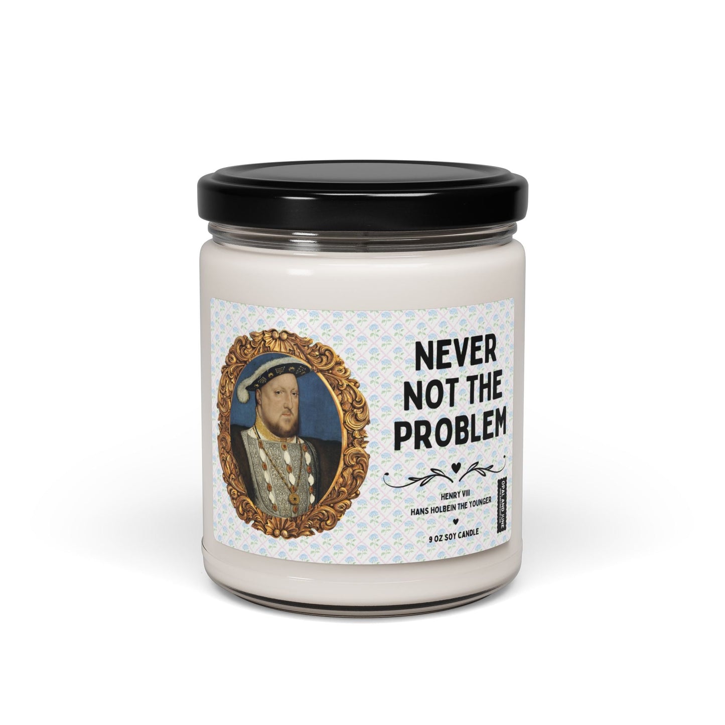 Funny Tudor History Candle