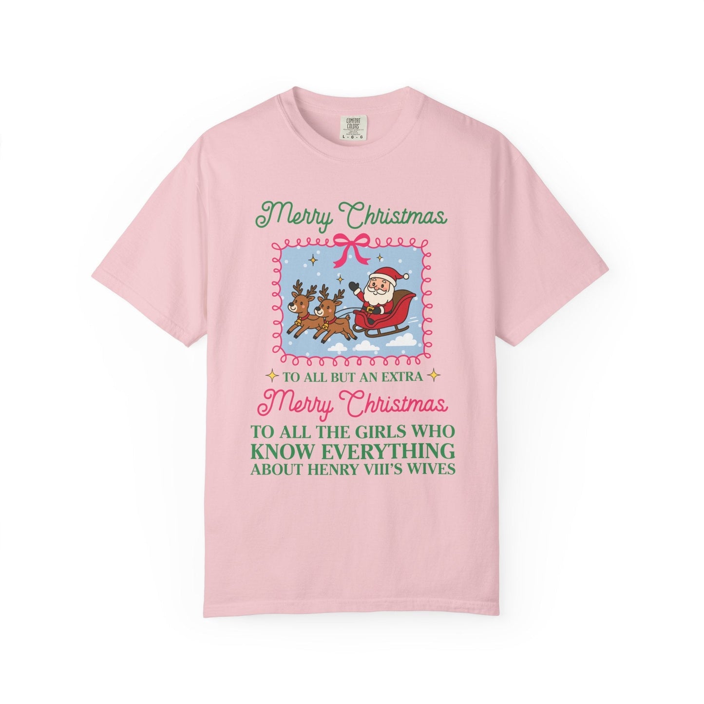 Funny Tudor History Tee Shirt for Christmas