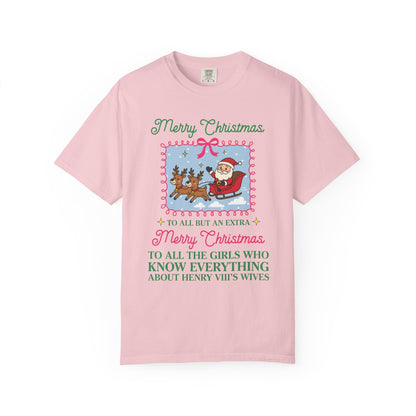 Funny Tudor History Tee Shirt for Christmas