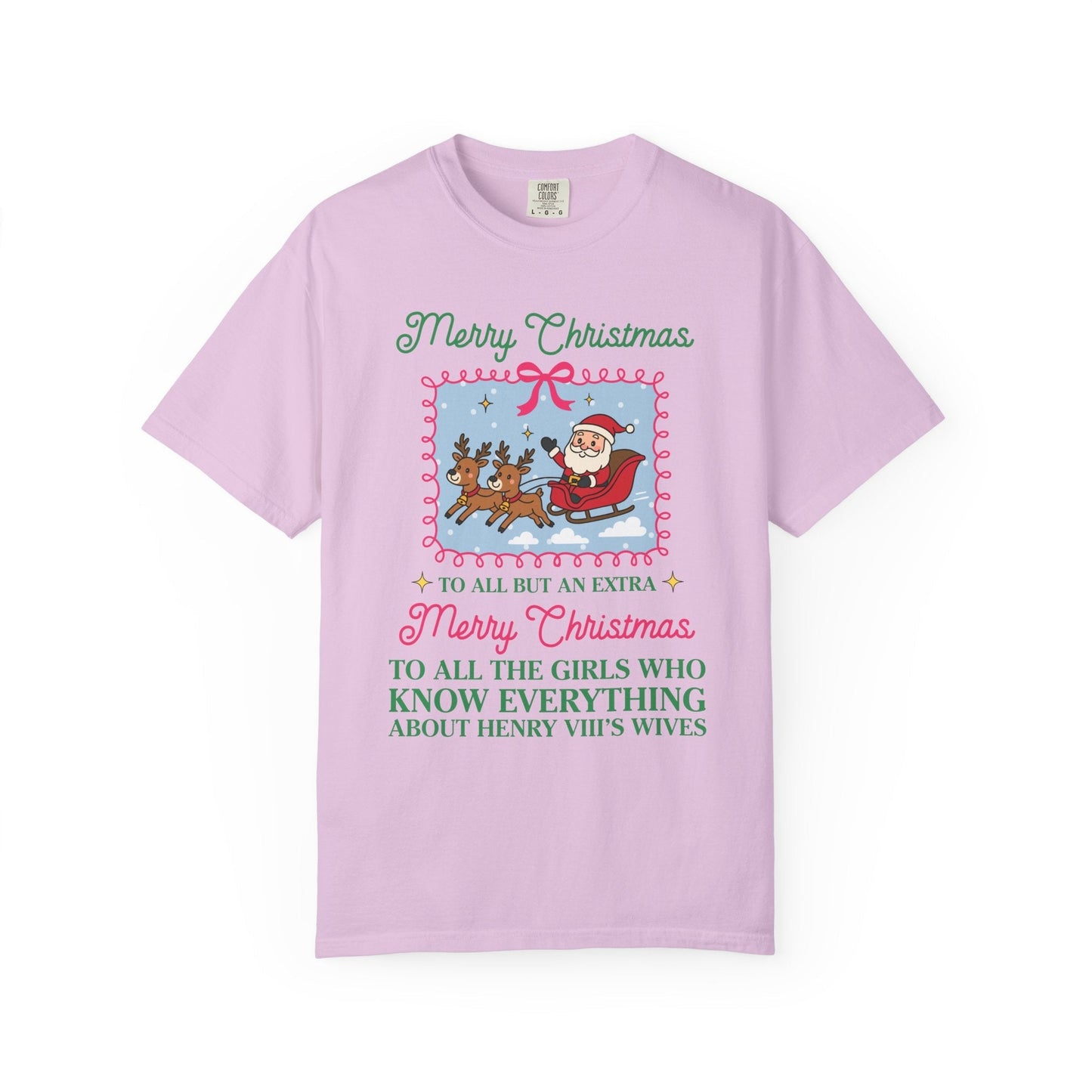 Funny Tudor History Tee Shirt for Christmas