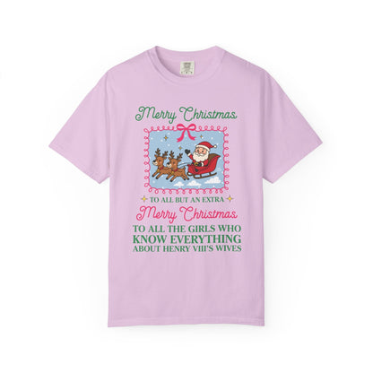Funny Tudor History Tee Shirt for Christmas