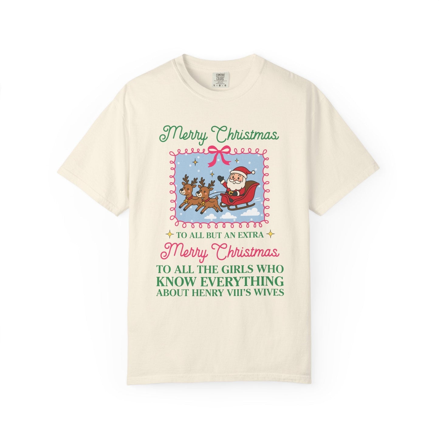 Funny Tudor History Tee Shirt for Christmas