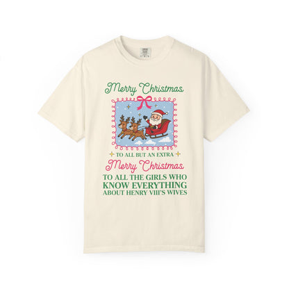 Funny Tudor History Tee Shirt for Christmas