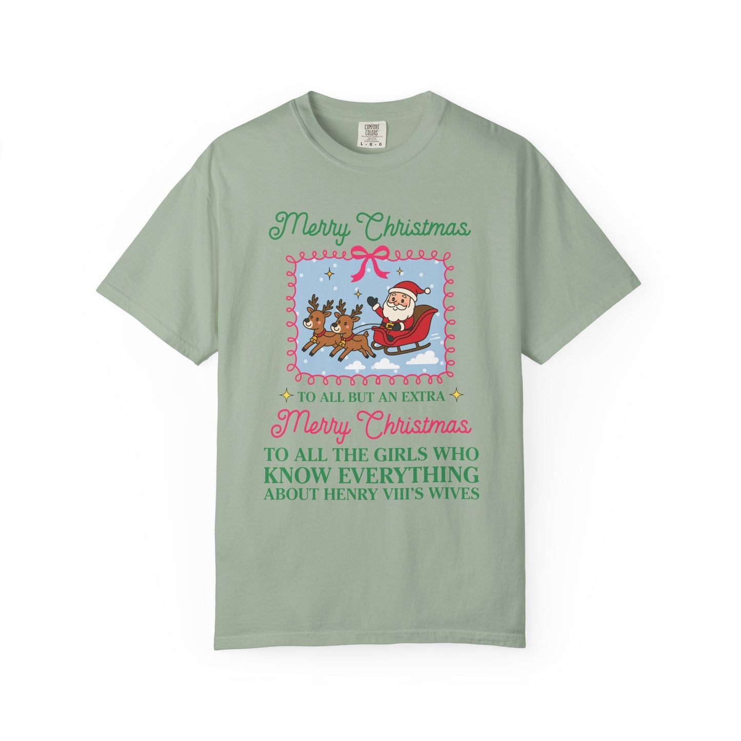 Funny Tudor History Tee Shirt for Christmas