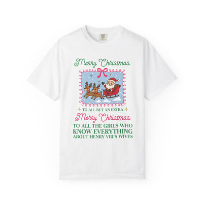 Funny Tudor History Tee Shirt for Christmas