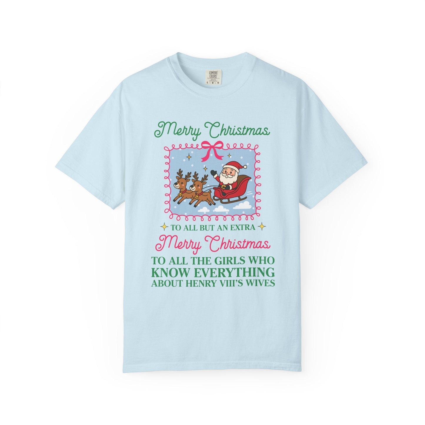 Funny Tudor History Tee Shirt for Christmas