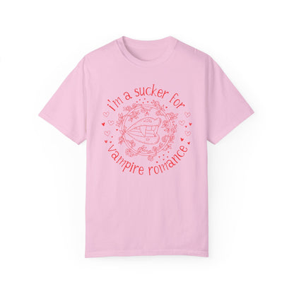 Funny Vampire Romance Tee For Fall