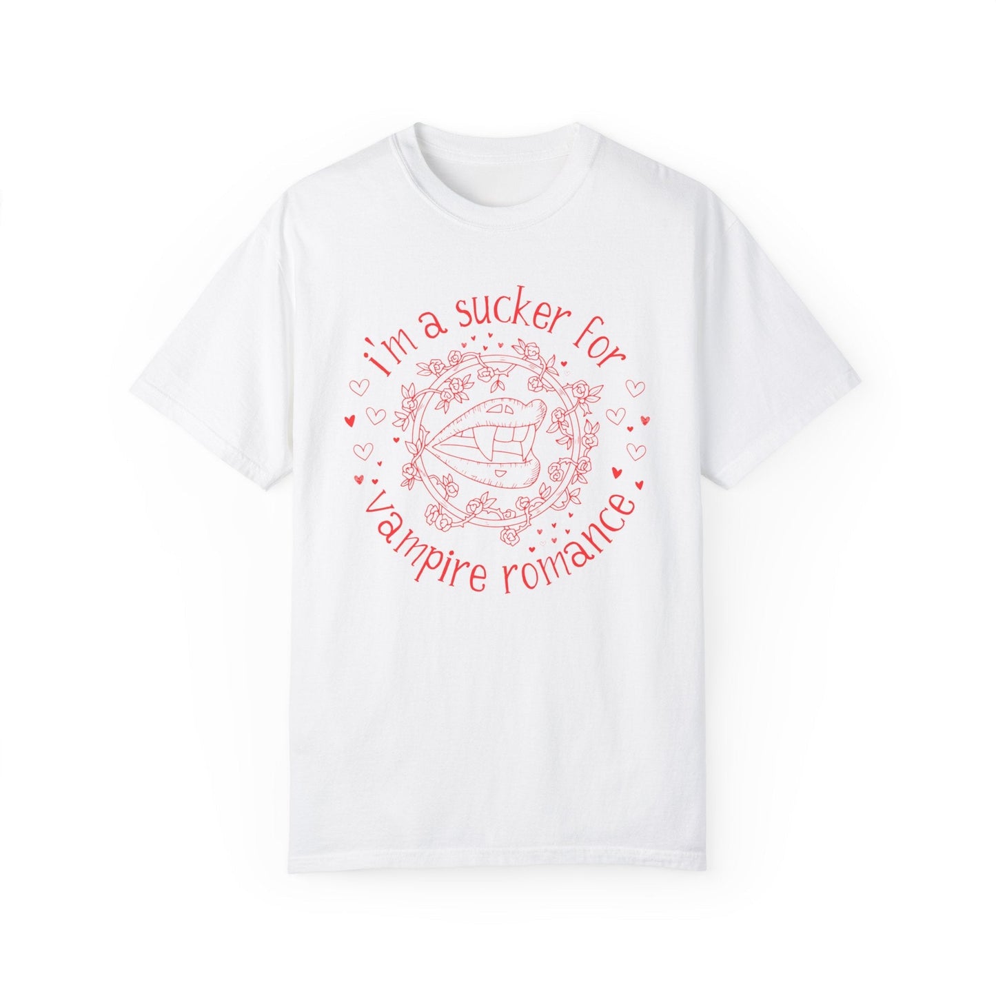 Funny Vampire Romance Tee For Fall