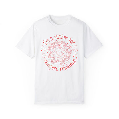 Funny Vampire Romance Tee For Fall