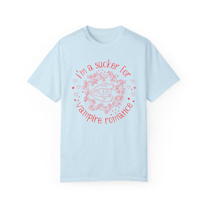 Funny Vampire Romance Tee For Fall