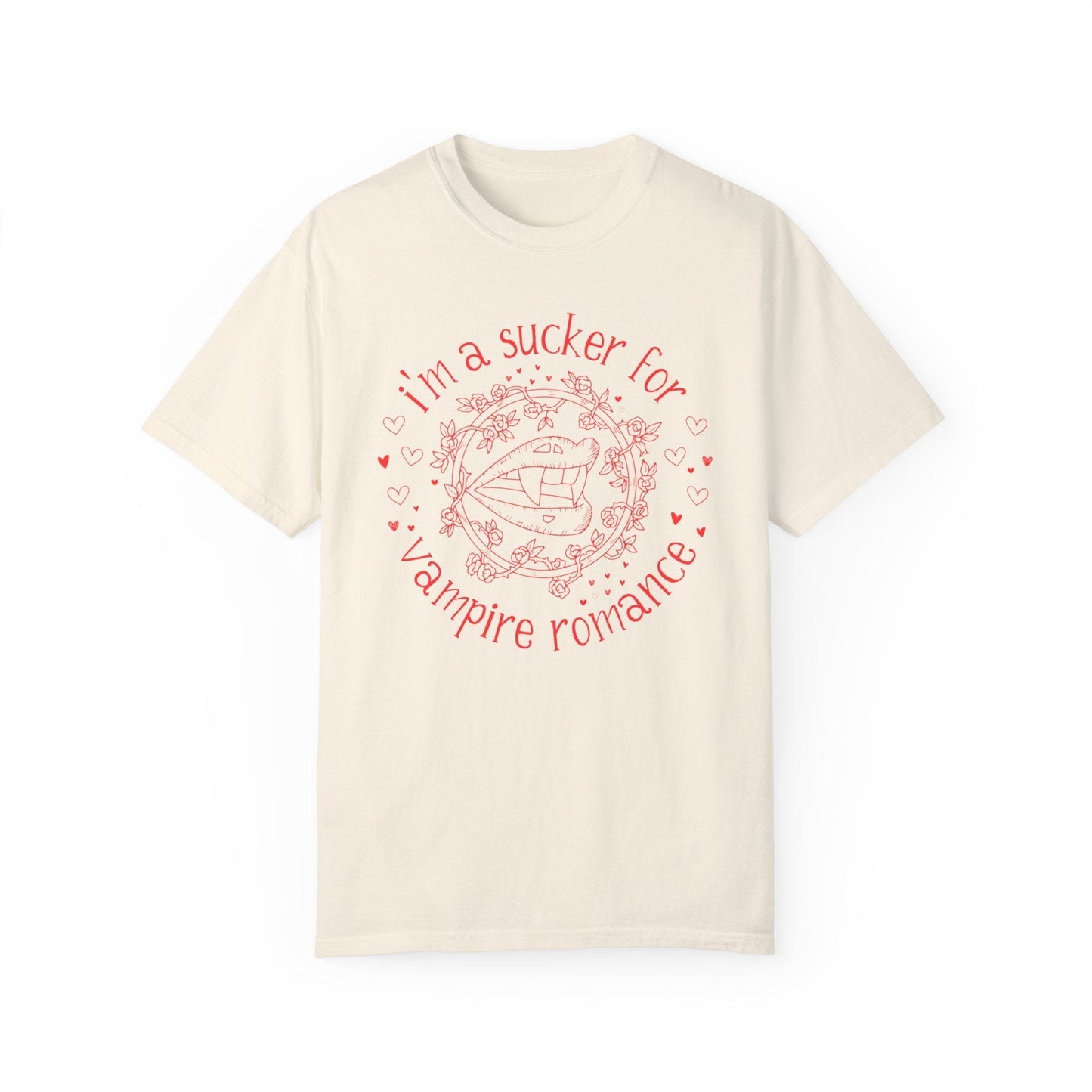 Funny Vampire Romance Tee For Fall
