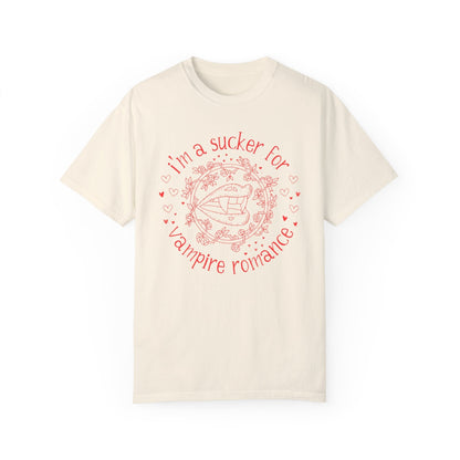 Funny Vampire Romance Tee For Fall