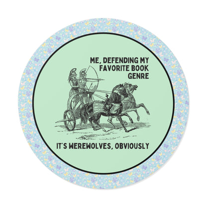 Funny Werewolf Romance Sticker