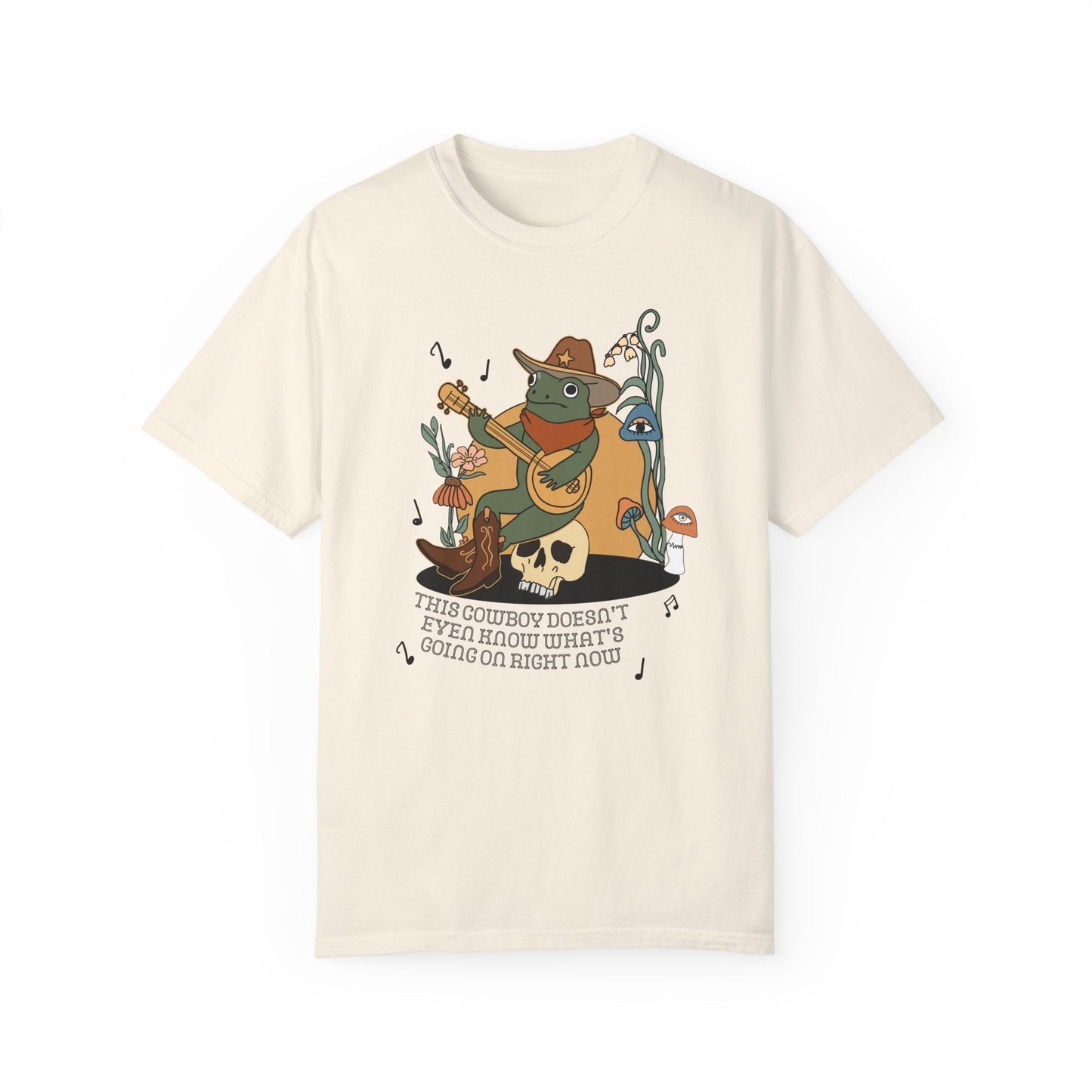 Funny Western Frog Tee Shirt