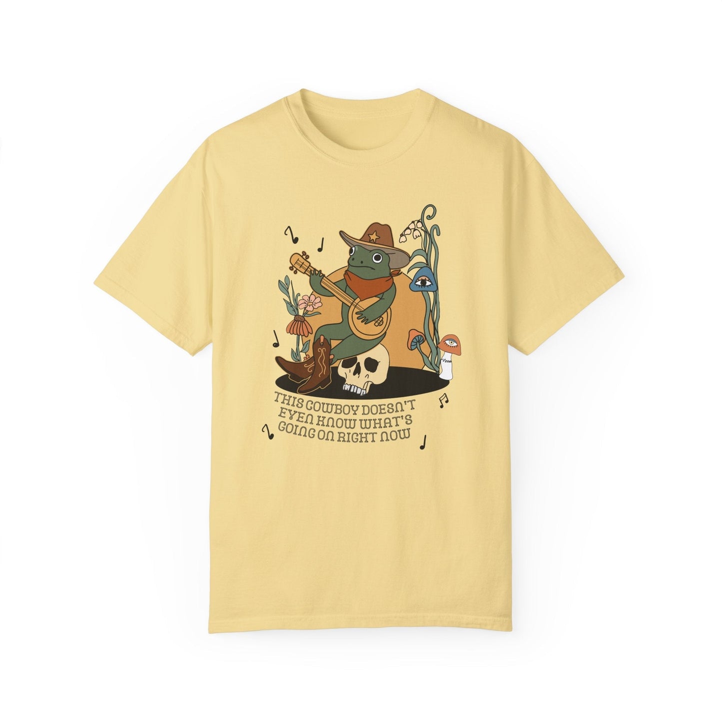 Funny Western Frog Tee Shirt