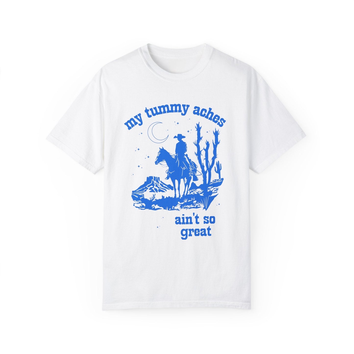 Funny Western Tummy Ache Tee Shirt
