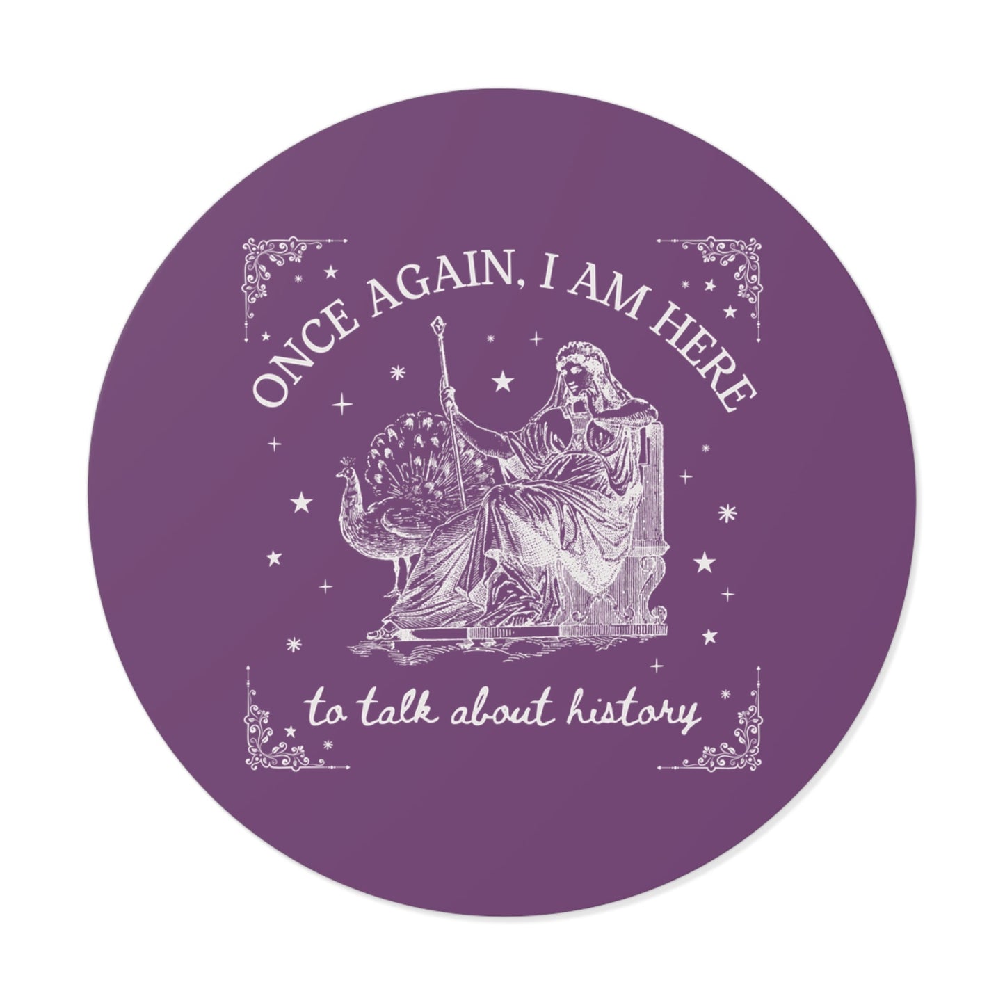 Here To Talk About History Sticker