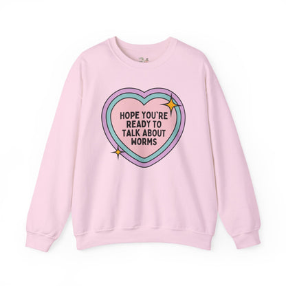 Funny Worm Sweatshirt