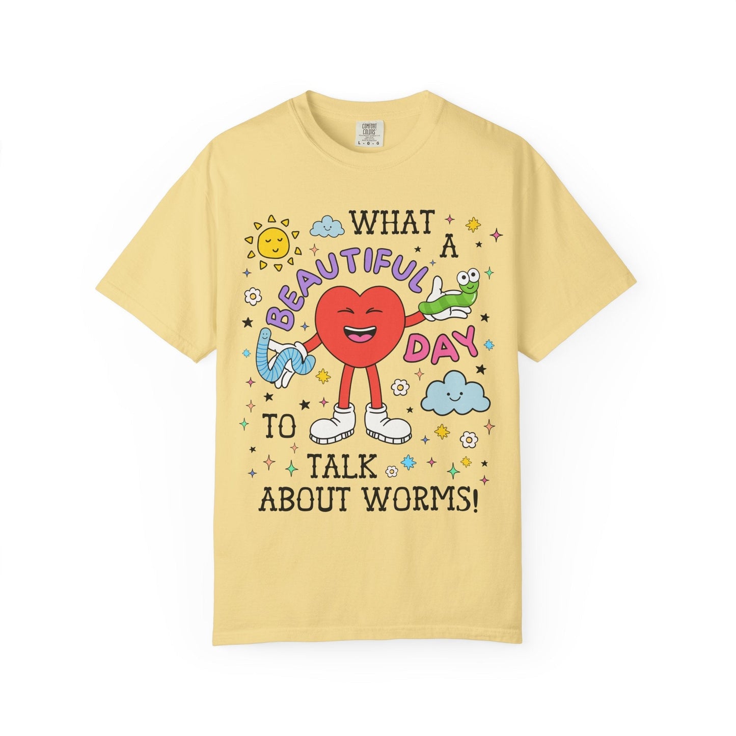 Funny Worm Tee Shirt