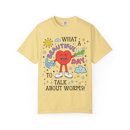 Funny Worm Tee Shirt