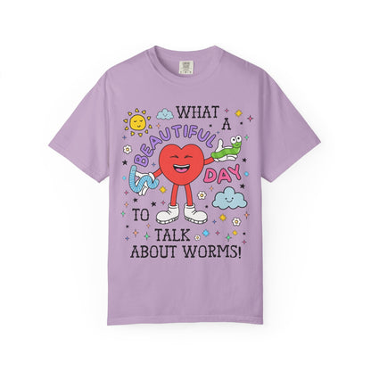 Funny Worm Tee Shirt