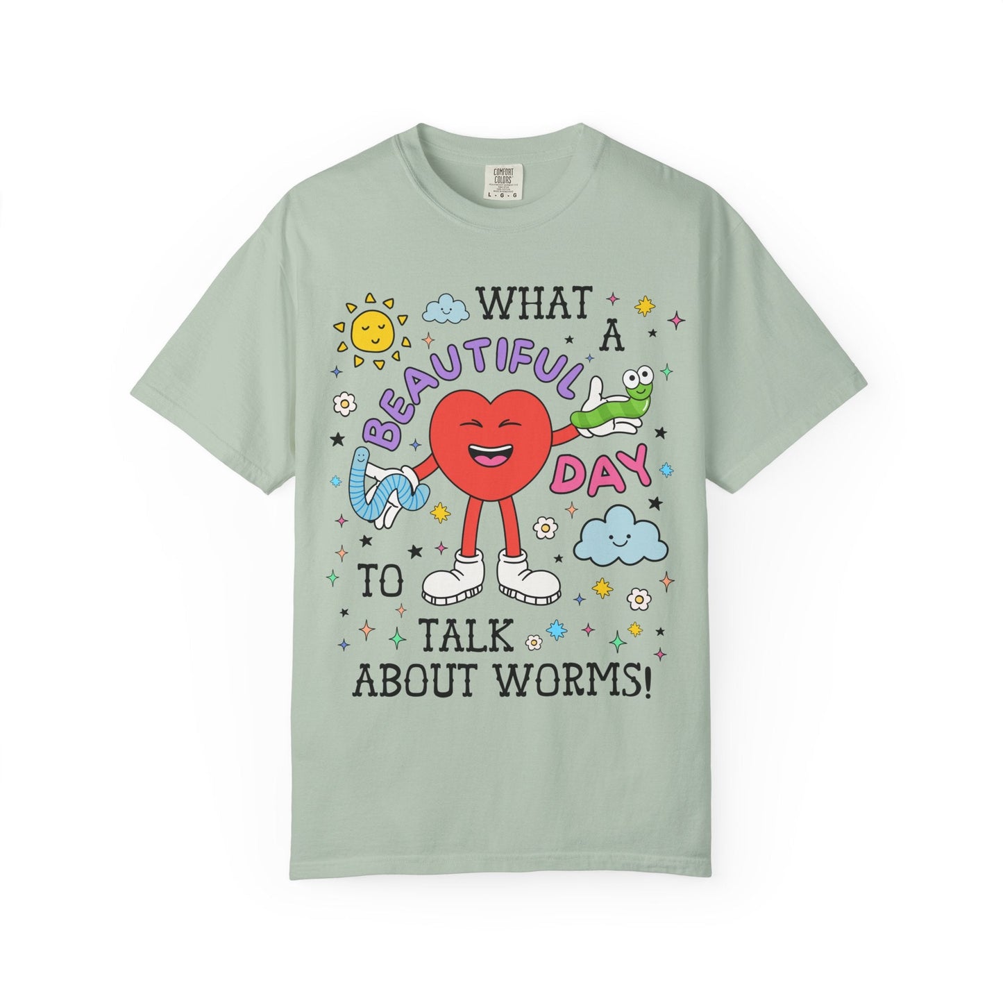 Funny Worm Tee Shirt