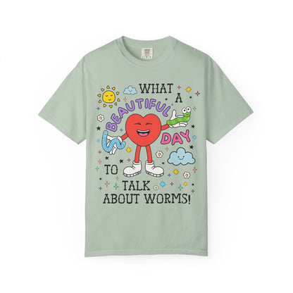 Funny Worm Tee Shirt