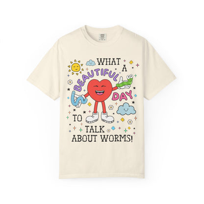 Funny Worm Tee Shirt
