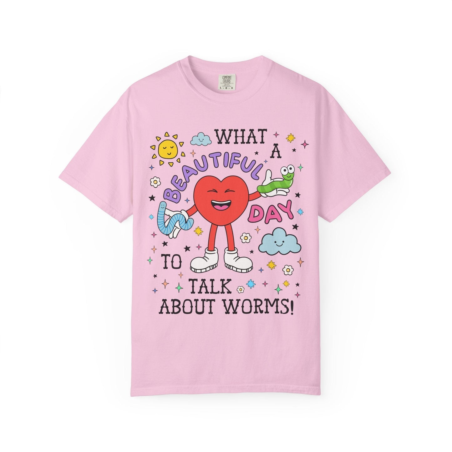 Funny Worm Tee Shirt