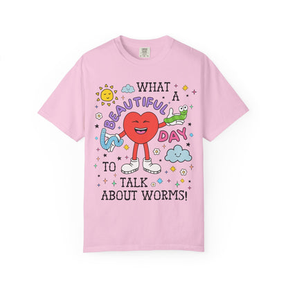 Funny Worm Tee Shirt