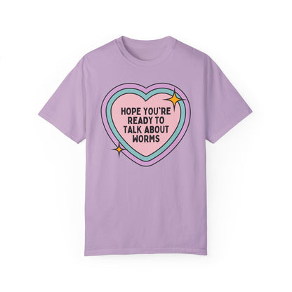 Funny Worm Tee Shirt