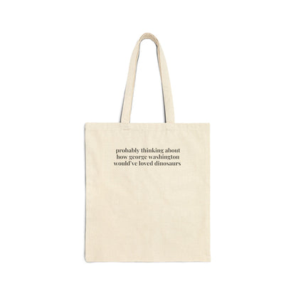 George Washington Dinosaur Tote