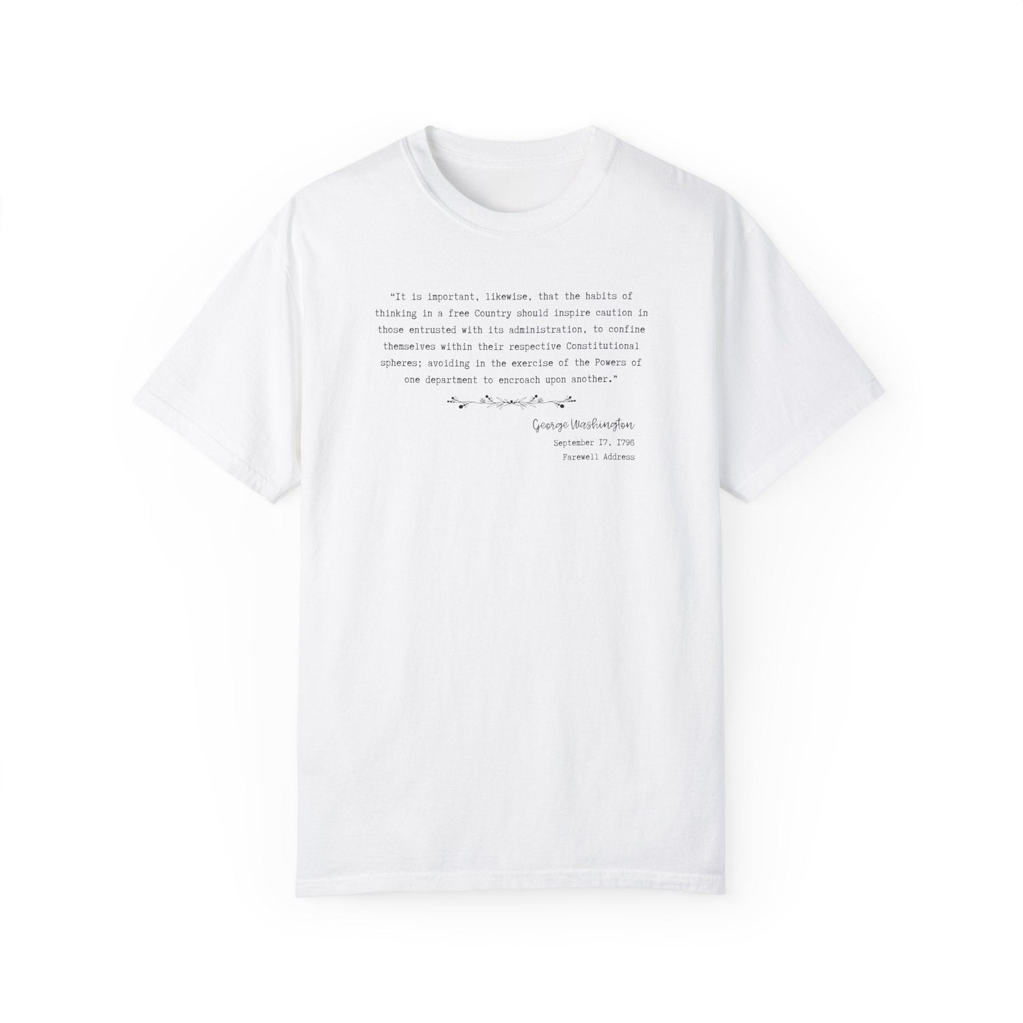 George Washington Farewell Address T-Shirt