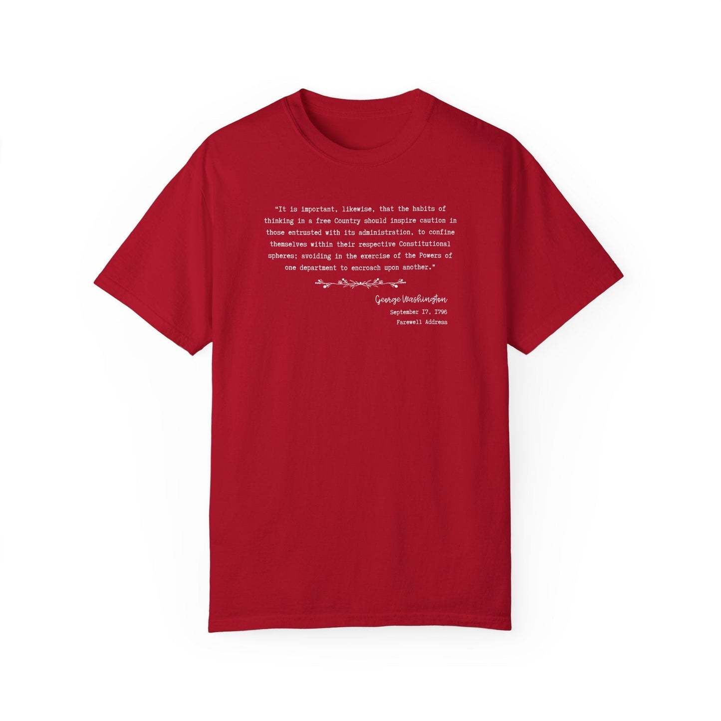 George Washington Farewell Address T-Shirt
