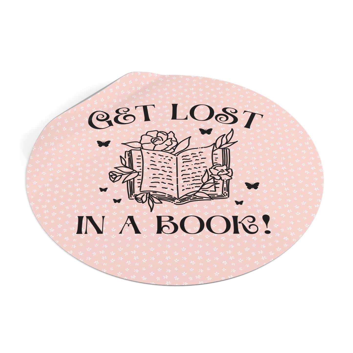 Get Lost in a Book Sticker