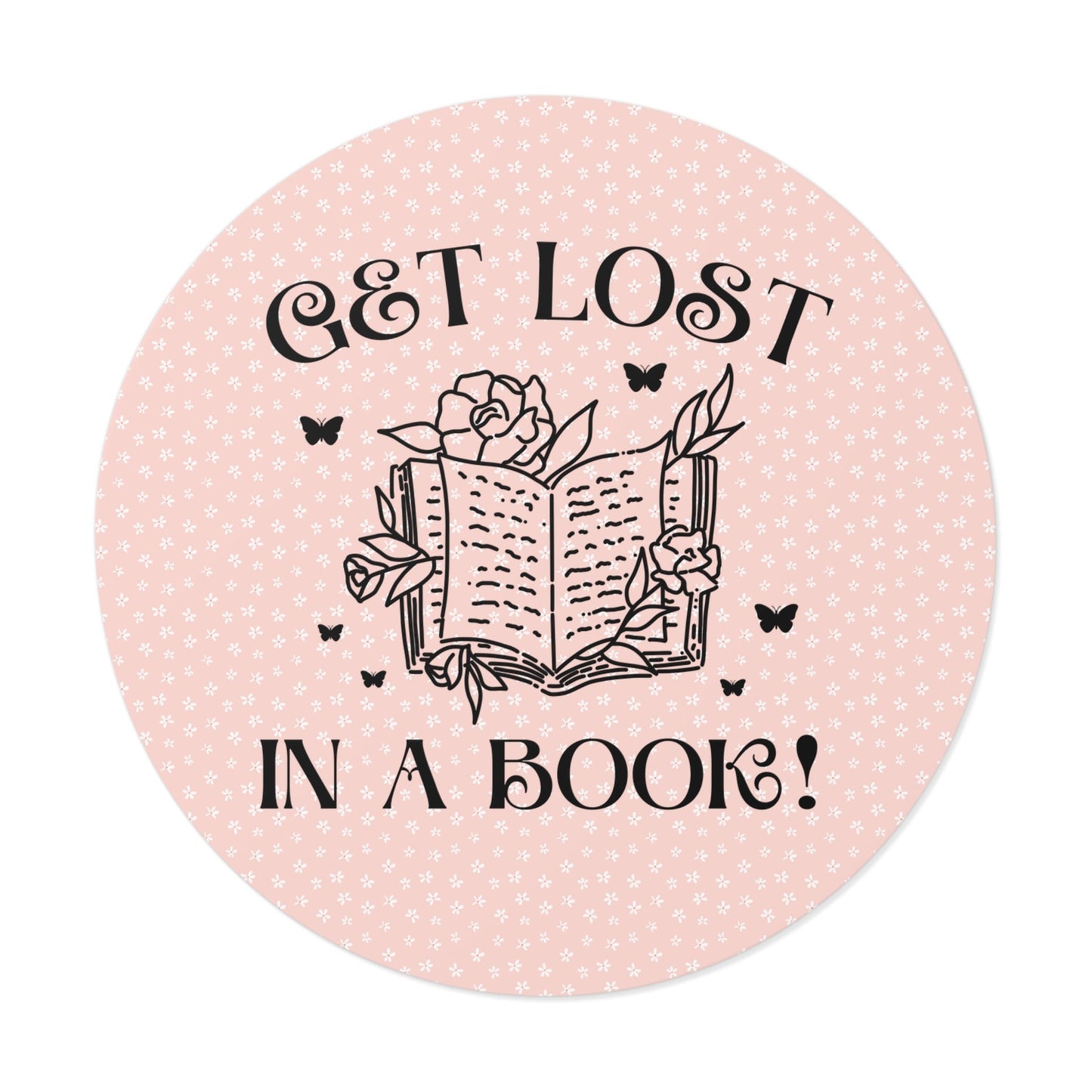 Get Lost in a Book Sticker