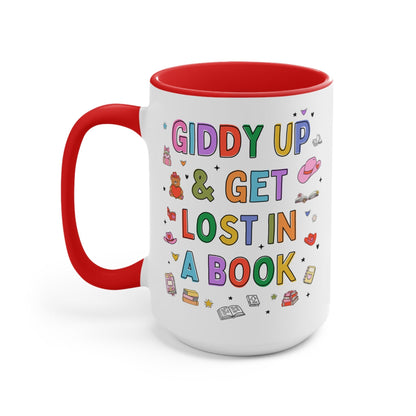 Giddy Up & Get Lost in a Book Mug