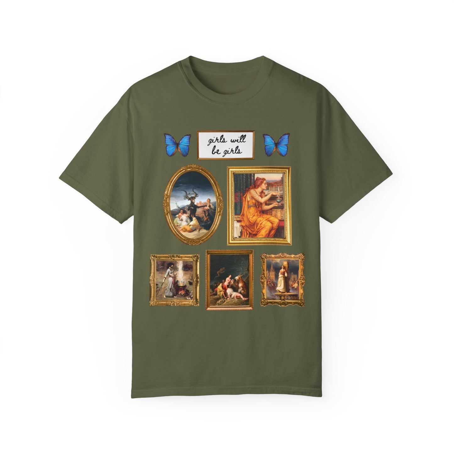 Butterfly Lover Art History T-Shirt for Feminist