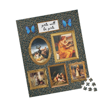 Girls Will Be Girls Famous Paintings of Witches or Witchcraft Puzzle