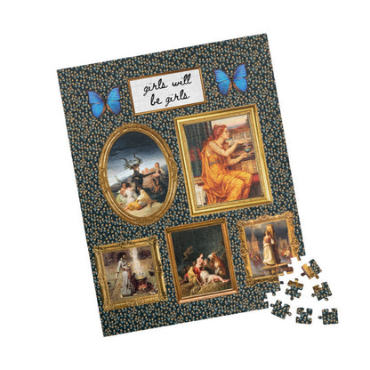 Girls Will Be Girls Famous Paintings of Witches or Witchcraft Puzzle