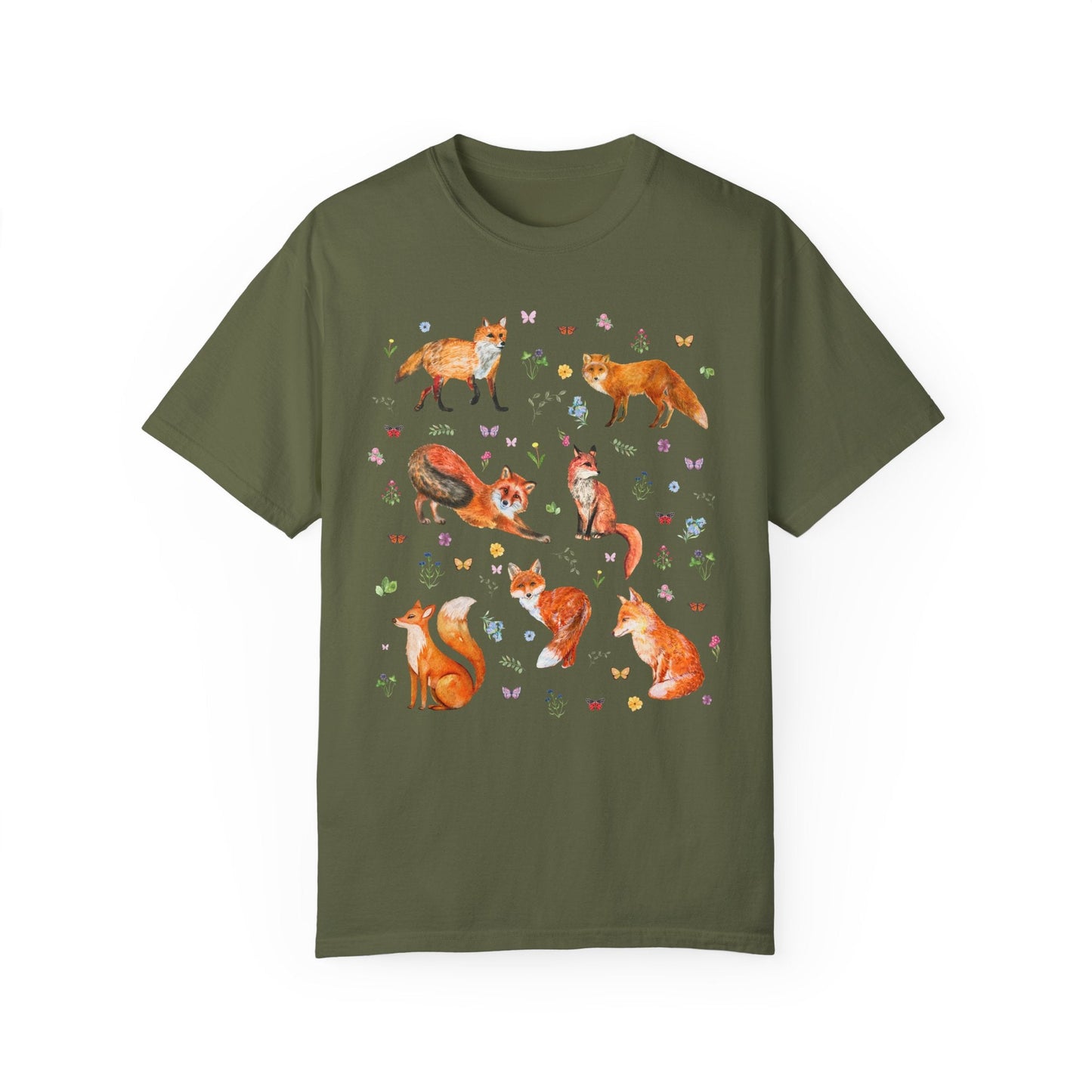 Goblincore Fox Tee Shirt for Animal Lover