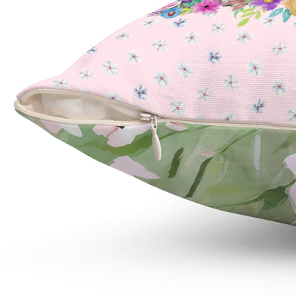 Goblincore Wolf Pillow